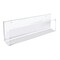 Azar Displays 16''W Wall Mount Acrylic U-Shape Shelf, 2PK 556091-H - alternate 1